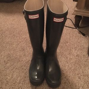 Gray Hunter boots🌧 Original Gloss