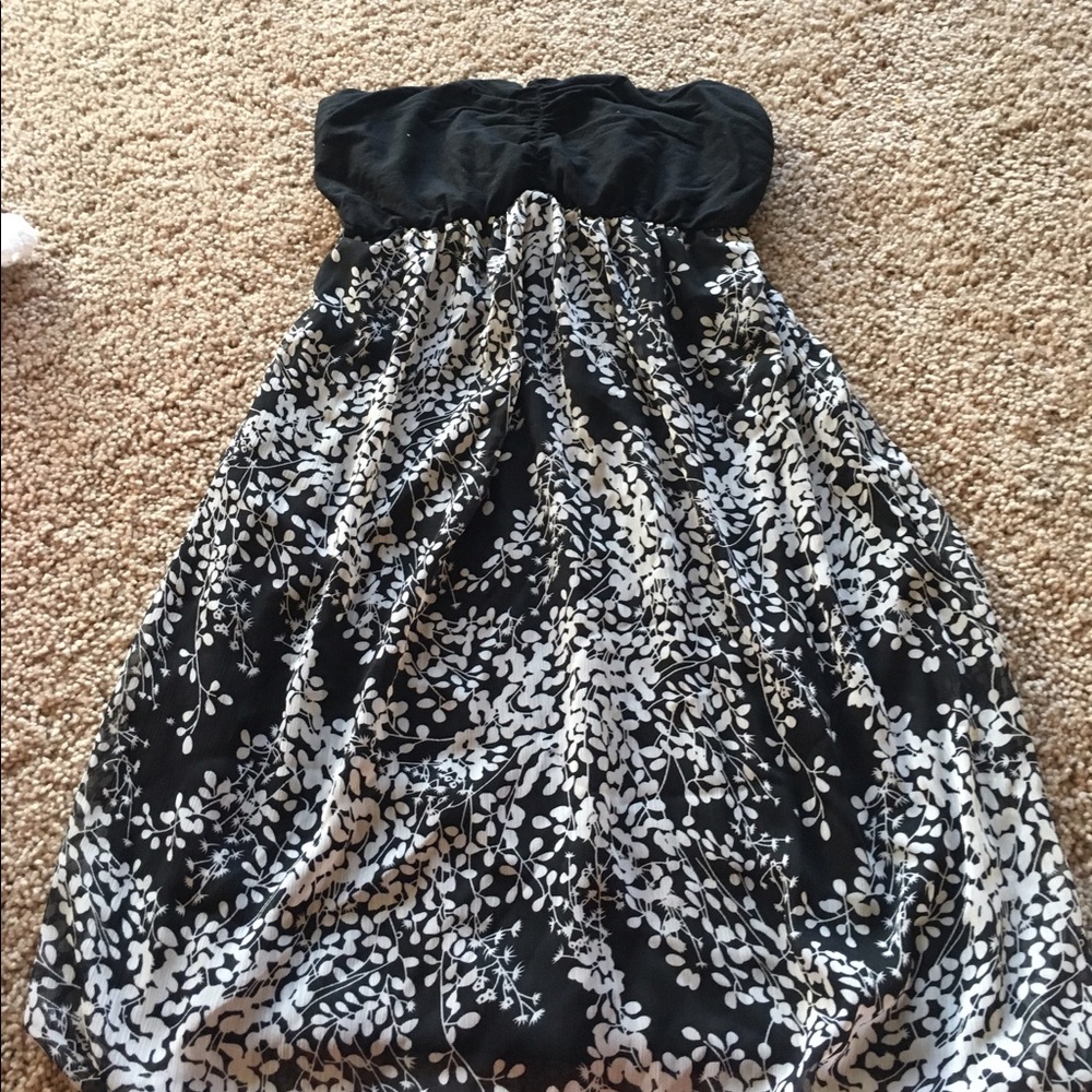 Express strapless dress