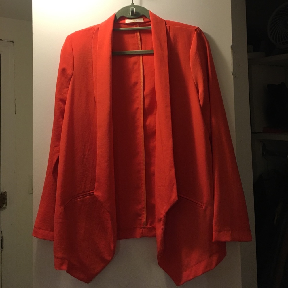 Orange never worn lush blazer
