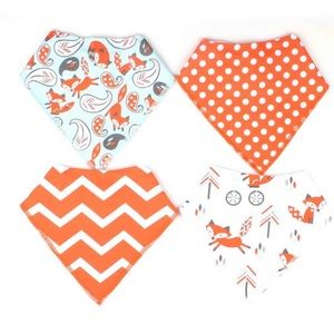 🖤Bandanna Drool Bibs 🦊 Set🖤