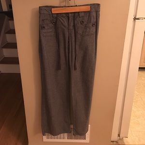 Grey pants (wide bottom)