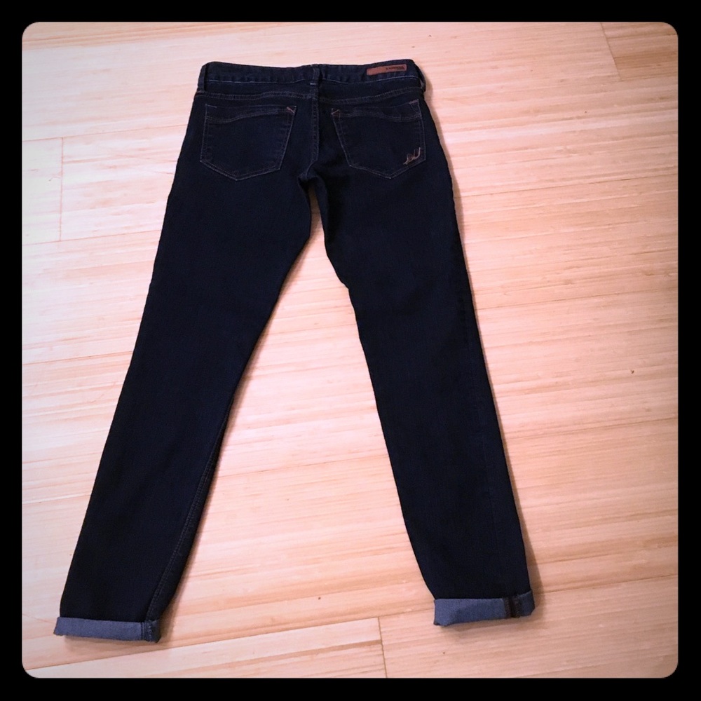 Express Stella Low Rise Dark Rinse Jeans- EUC