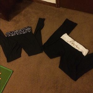BUNDLE Victoria's Secret yoga pants size small