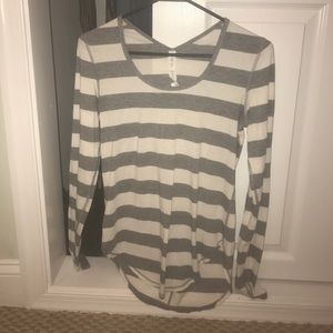Striped Lulu lemon long sleeve