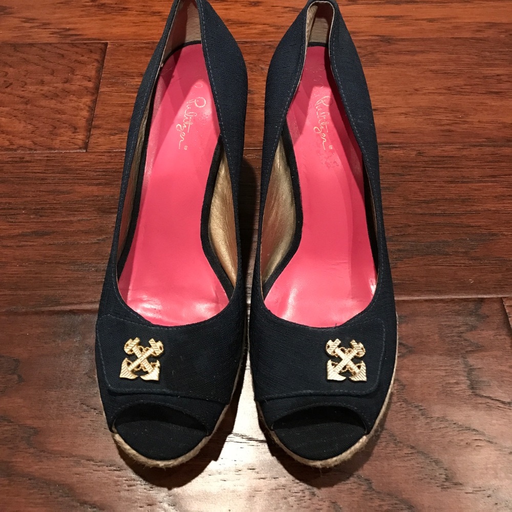 Lily Pulitzer espadrilles wedges