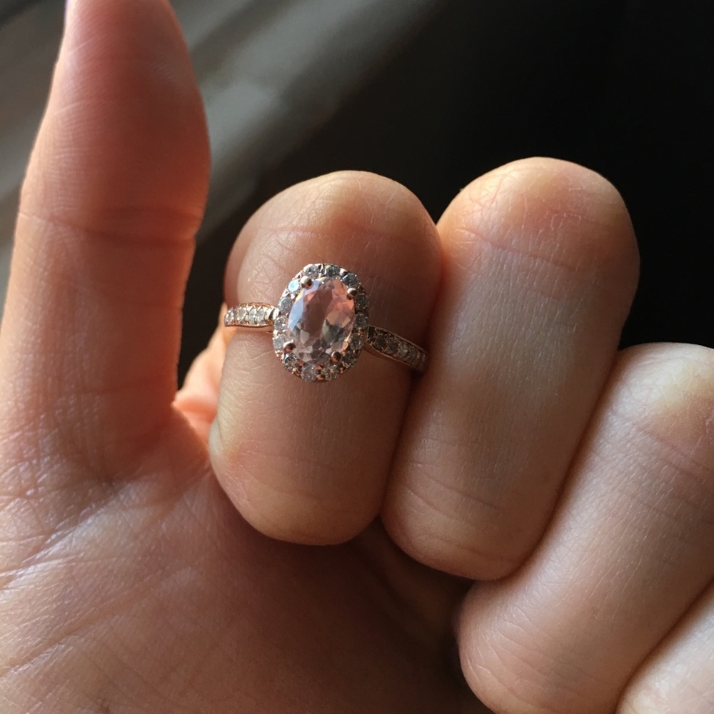 Rose gold diamond ring 💍