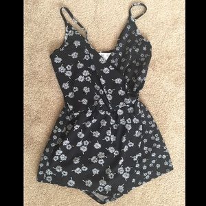 Daisy Print Romper
