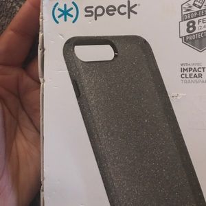 Speck iPhone7plus gray glittered cellphone case