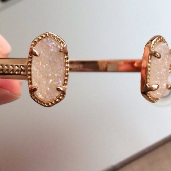 NWT -Kendra Scott Arden (Iridescent Drusy) - Picture 2 of 3