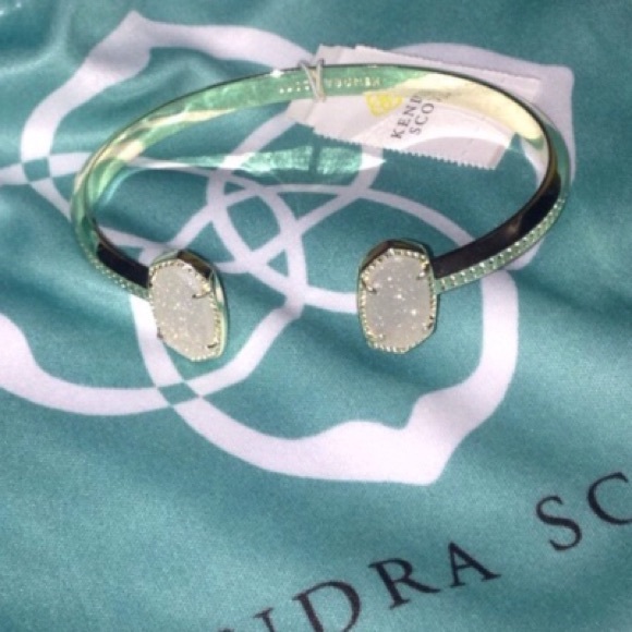 NWT -Kendra Scott Arden (Iridescent Drusy) - Picture 3 of 3