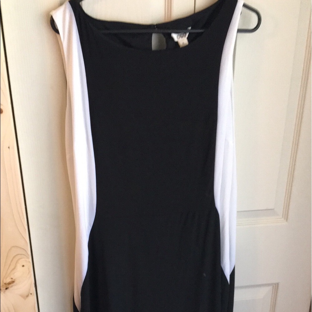 Color block maxi dress