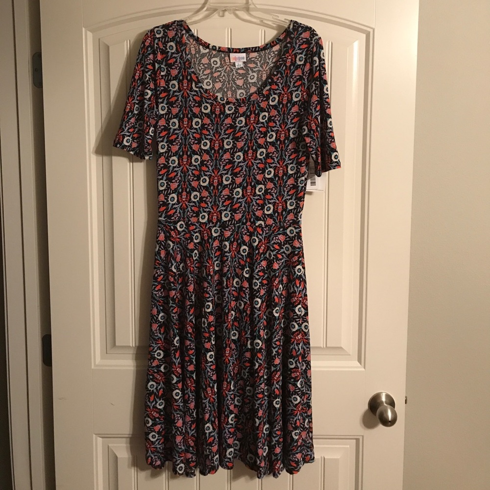 LuLaRoe floral Nicole dress