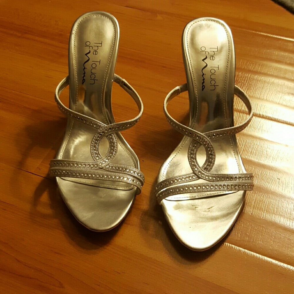 Silver heels