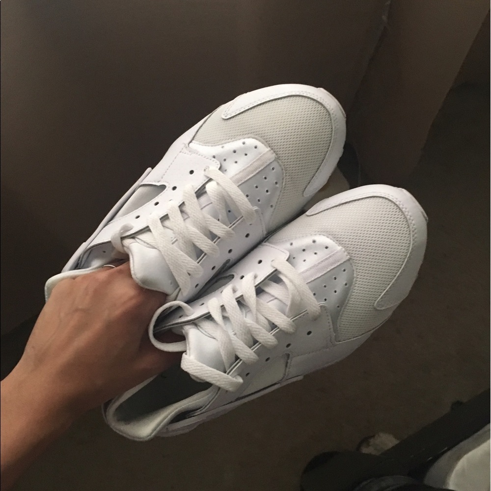 All white huraches