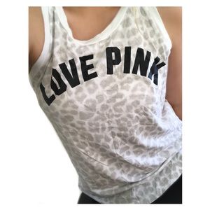 •PINK• Cheetah Tank Top