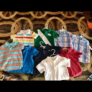 Bundle of 9 shirts size 3T boy. Great condition