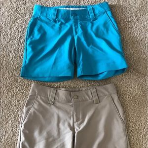 Under Armour Golf Shorts - 2 Pairs!