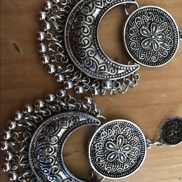 Boho tribal Turkish earrings - Picture 6 of 8