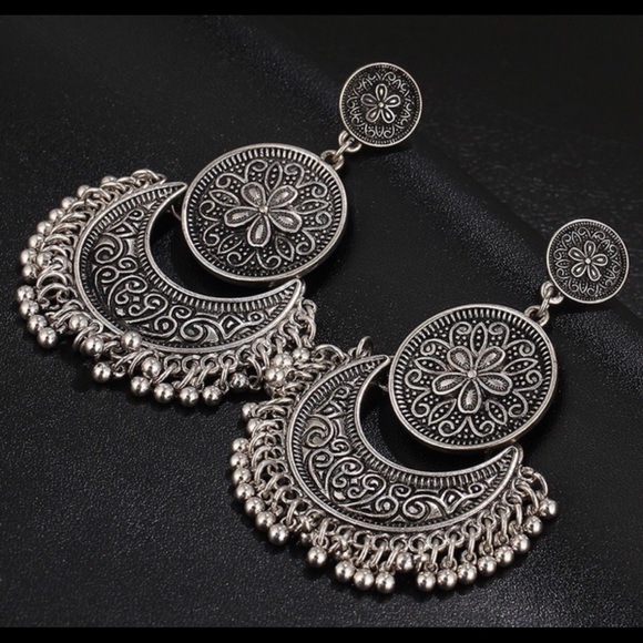 Boho tribal Turkish earrings - Picture 8 of 8