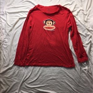 XL red Paul Frank long sleeve