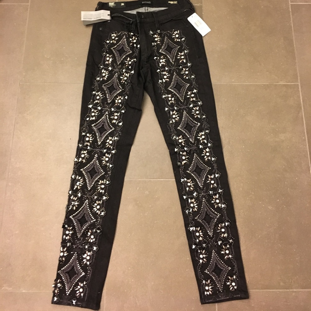 Buffalo Denim Faith embellished jeans NWT