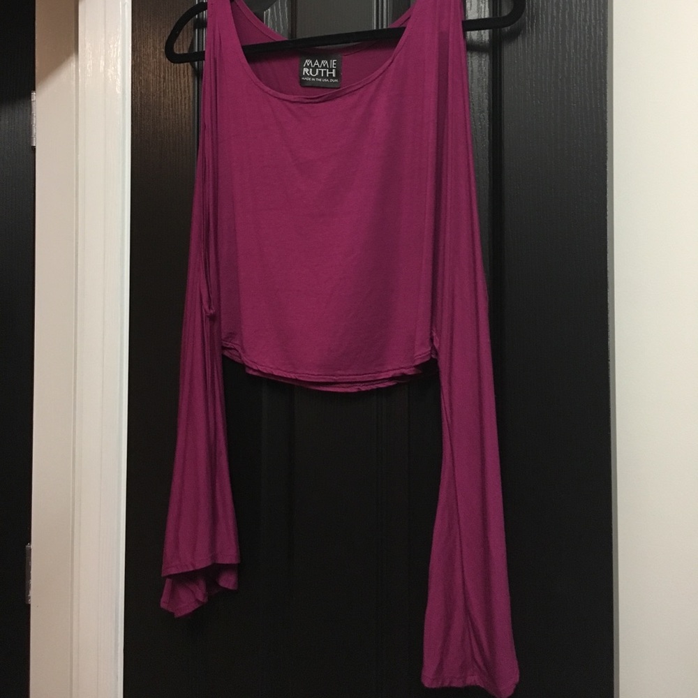 Bell sleeve top