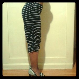 Stripe long skirt