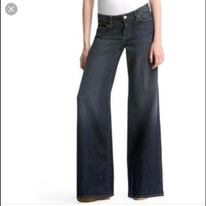 Paige premium denim brand wide leg jeans