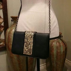 Street Level black small cross body purse
