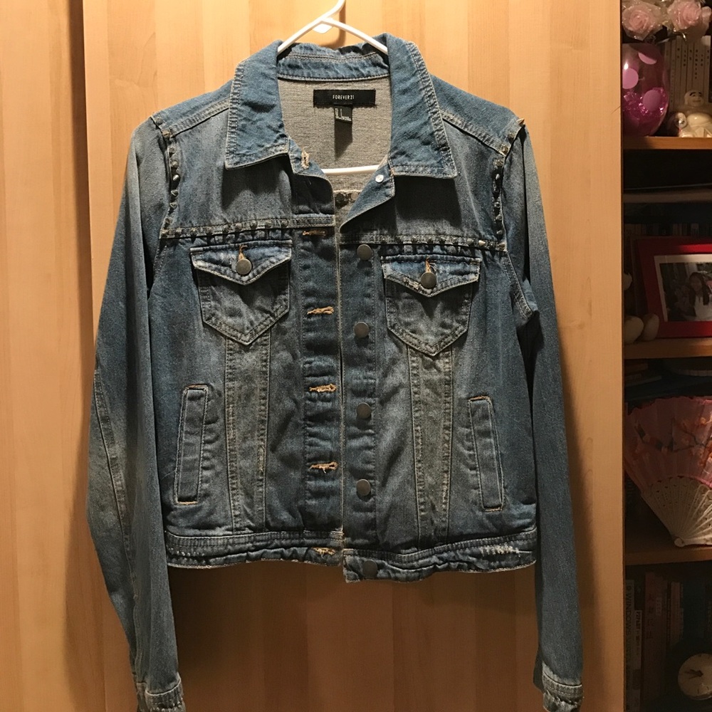 Studded Denim Jacket