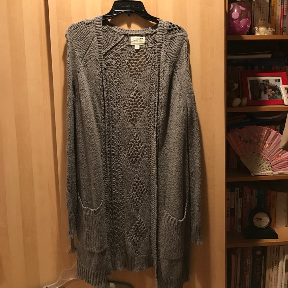 LA Hearts Long Knit Cardigan