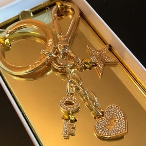 MK TRI MULTI PAVE CHARM