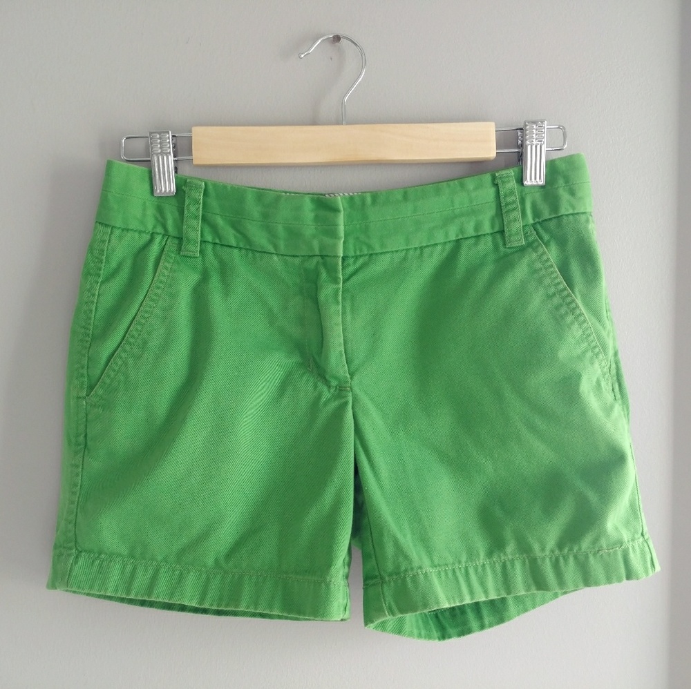 J. Crew Lime Green Chino Short