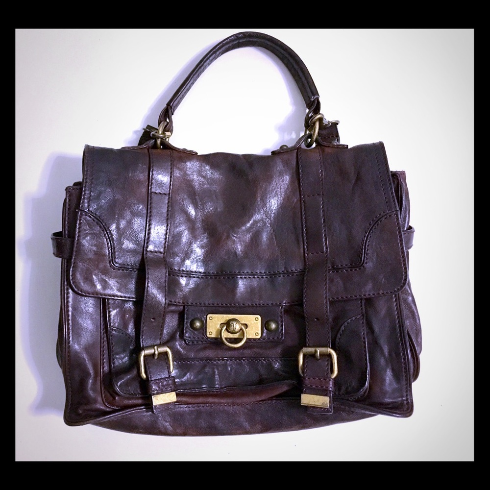 Frye Cameron Satchel Plum