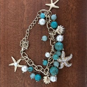 Starfish beaded bracelet
