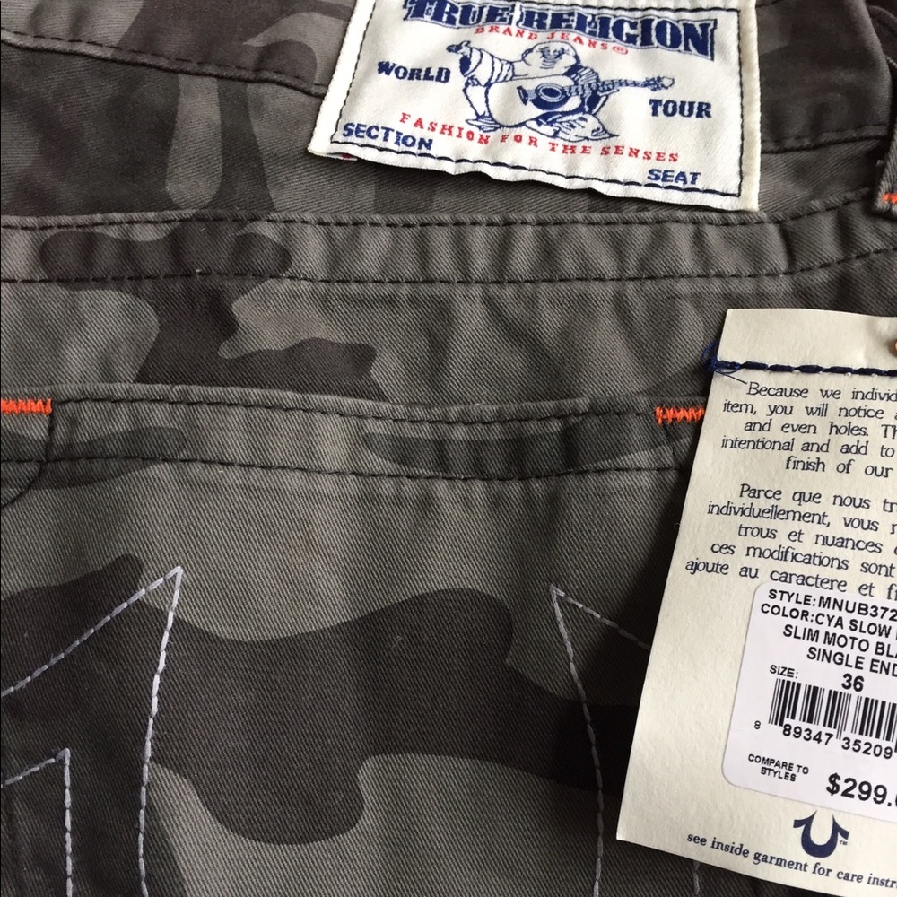 🔥LASTONE SZ32🔥SALE!NWT TRUE RELIGION CYA SLOWRID - Picture 7 of 8