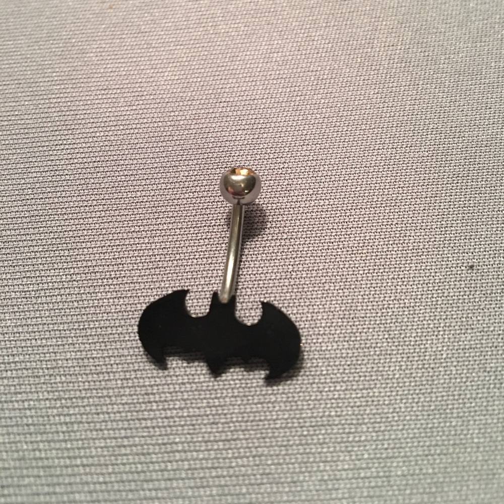 Batman Belly Button Ring (Never Worn)