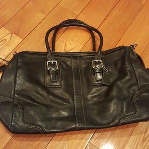 Used coach bag with shoulder strap