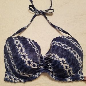 Victoria secret swimming top blue 36DD