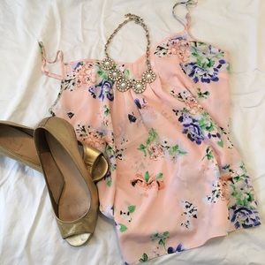 Aritzia floral tank