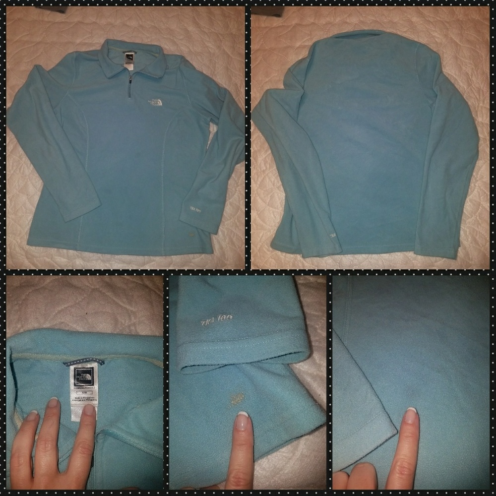 Women's North face 1/4 zip fleece