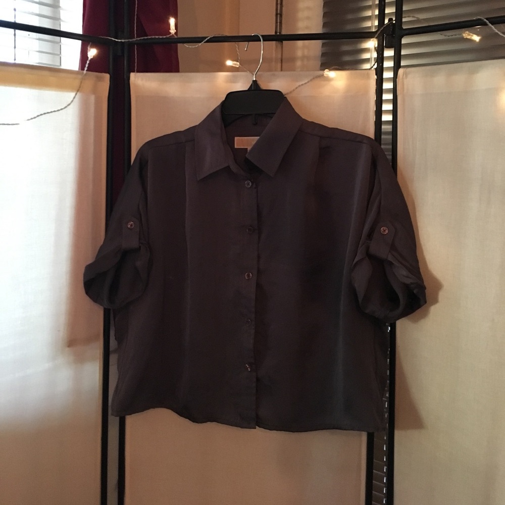 MICHAEL KORS Cropped Blouse