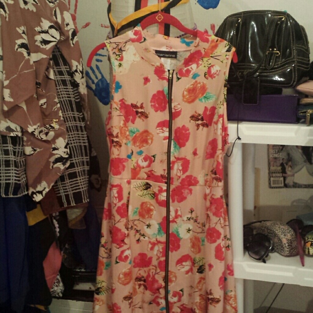 Pink Floral Dress