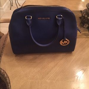 Royal blue Michael Kors bag