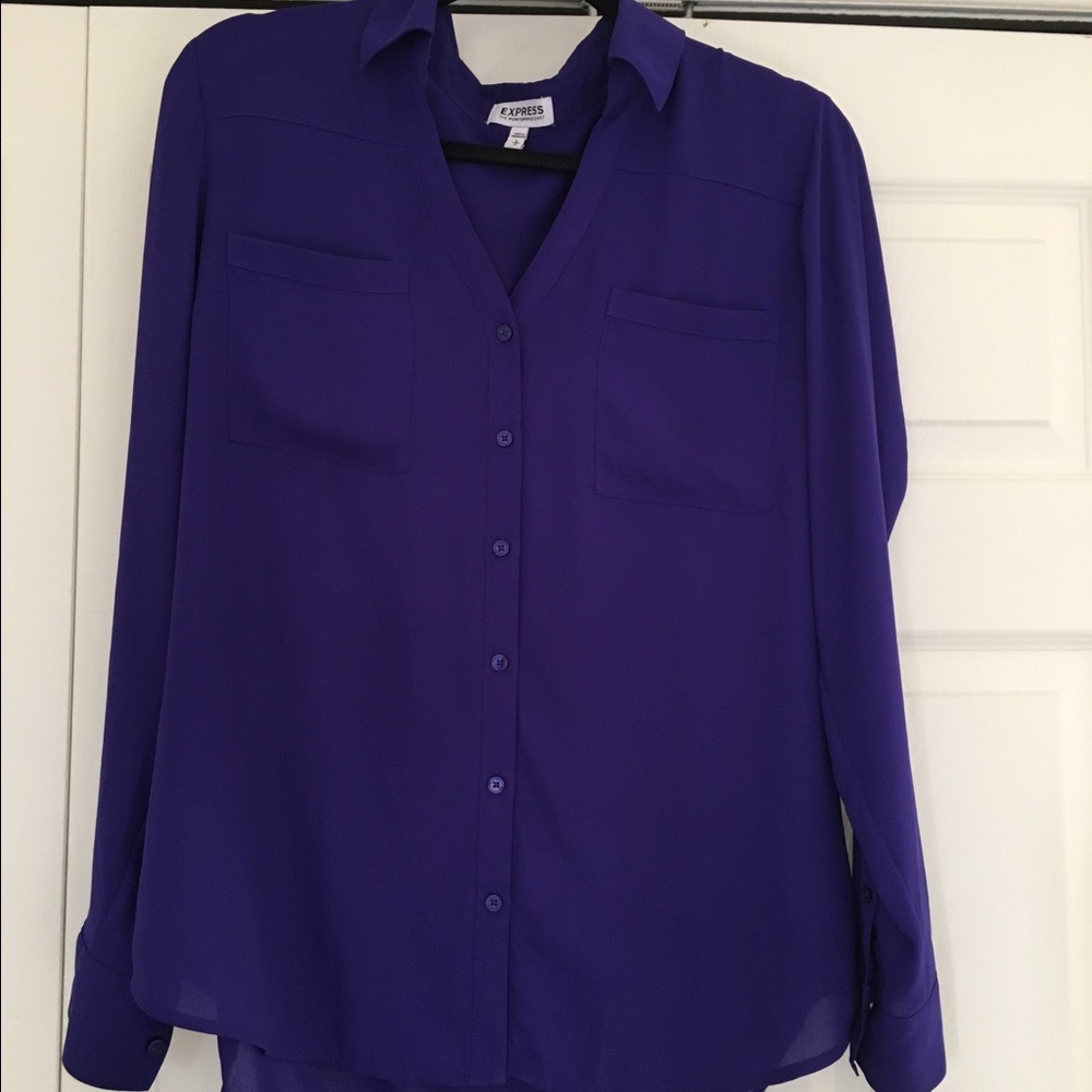 Express Portofino Shirt Royal Purple