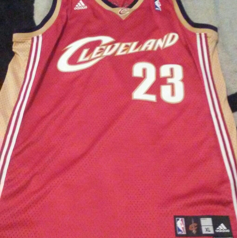 Lebron James Cleveland Authentic Jersey XL
