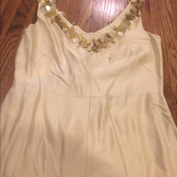Canary Yellow Silk Banana Republic Dress (6) - Picture 3 of 3