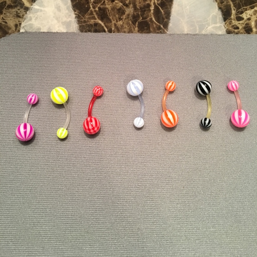Lot of Belly Button Rings (Never Worn)