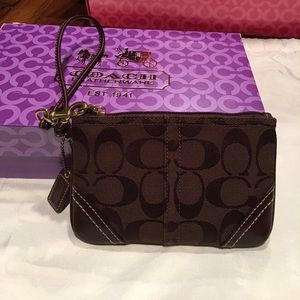 Coach wristlet