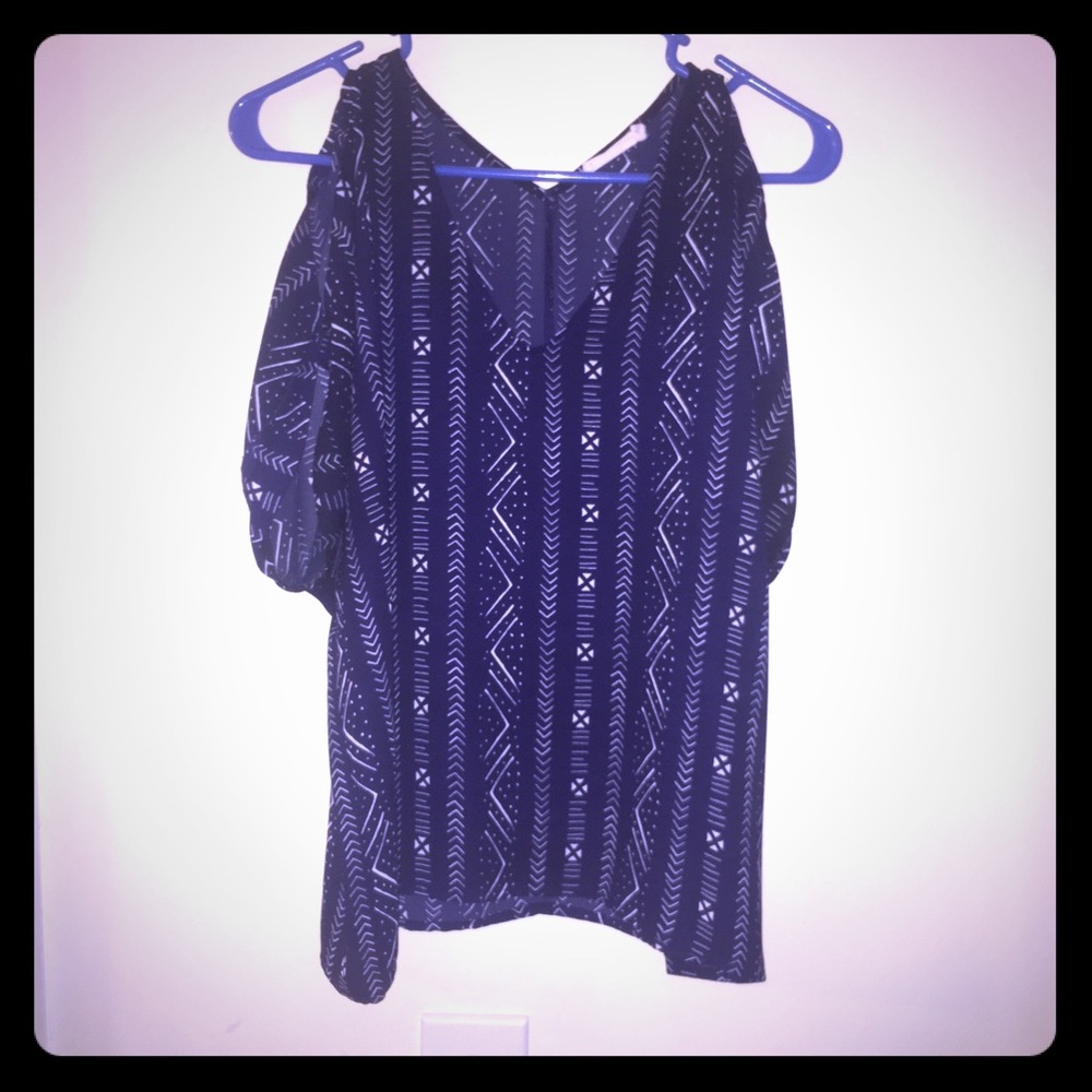 Navy blouse